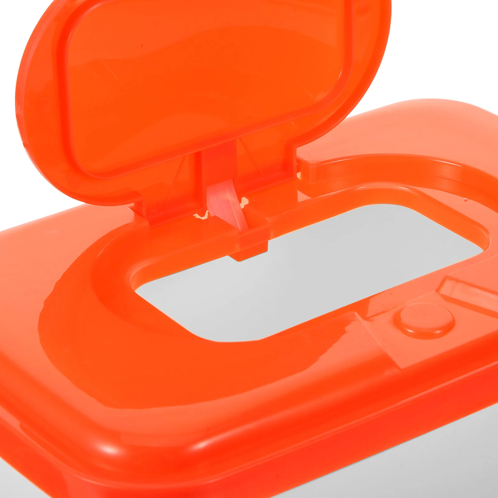 

2Pcs Plastic Box Compact Wipe Holder Dispenser Reusable Wipes Case Leak Proof Cover for Travel Home Nursery Use Container