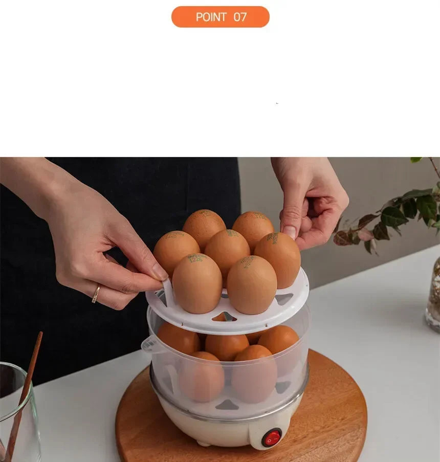 Hervidor de huevos de dos capas