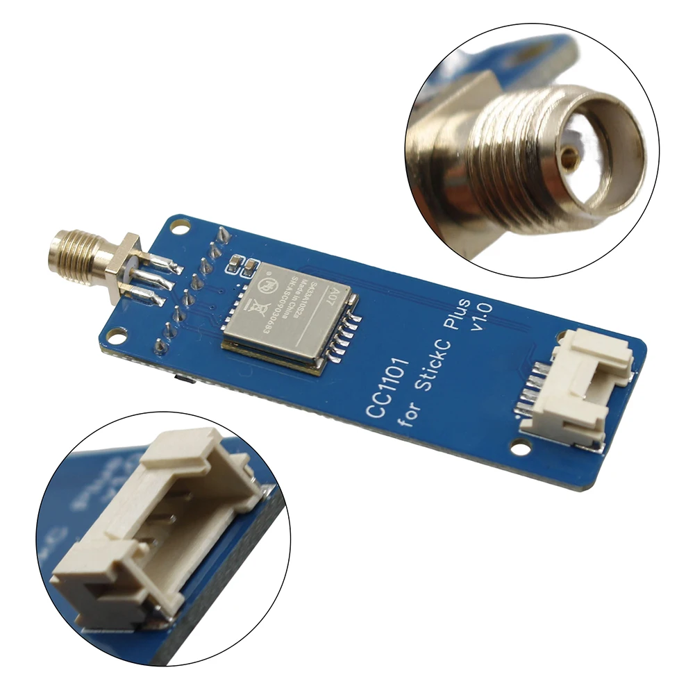 

Для M5Stack StickC Plus2 CC1101 модуль IoT 433 МГц, совместимый с прошивкой Брюса для StickC Plus2 CC1101 модуль IoT антенна
