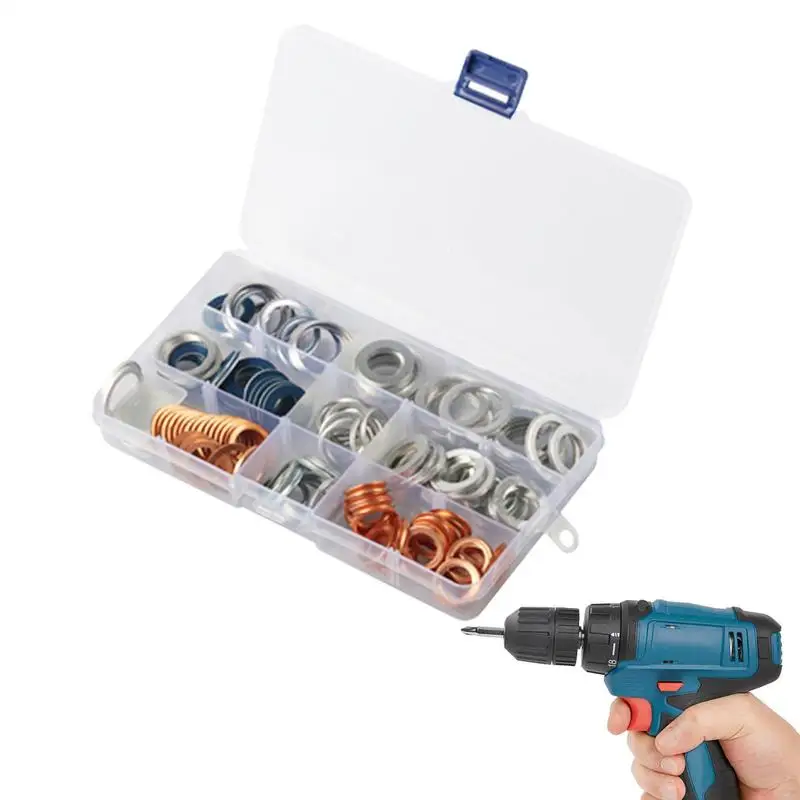 

Aluminum Flat Washers Assortment Kit 140X Collectibles & Fine Art Flat & Lock Washers In Multiple Sizes Handmade Products