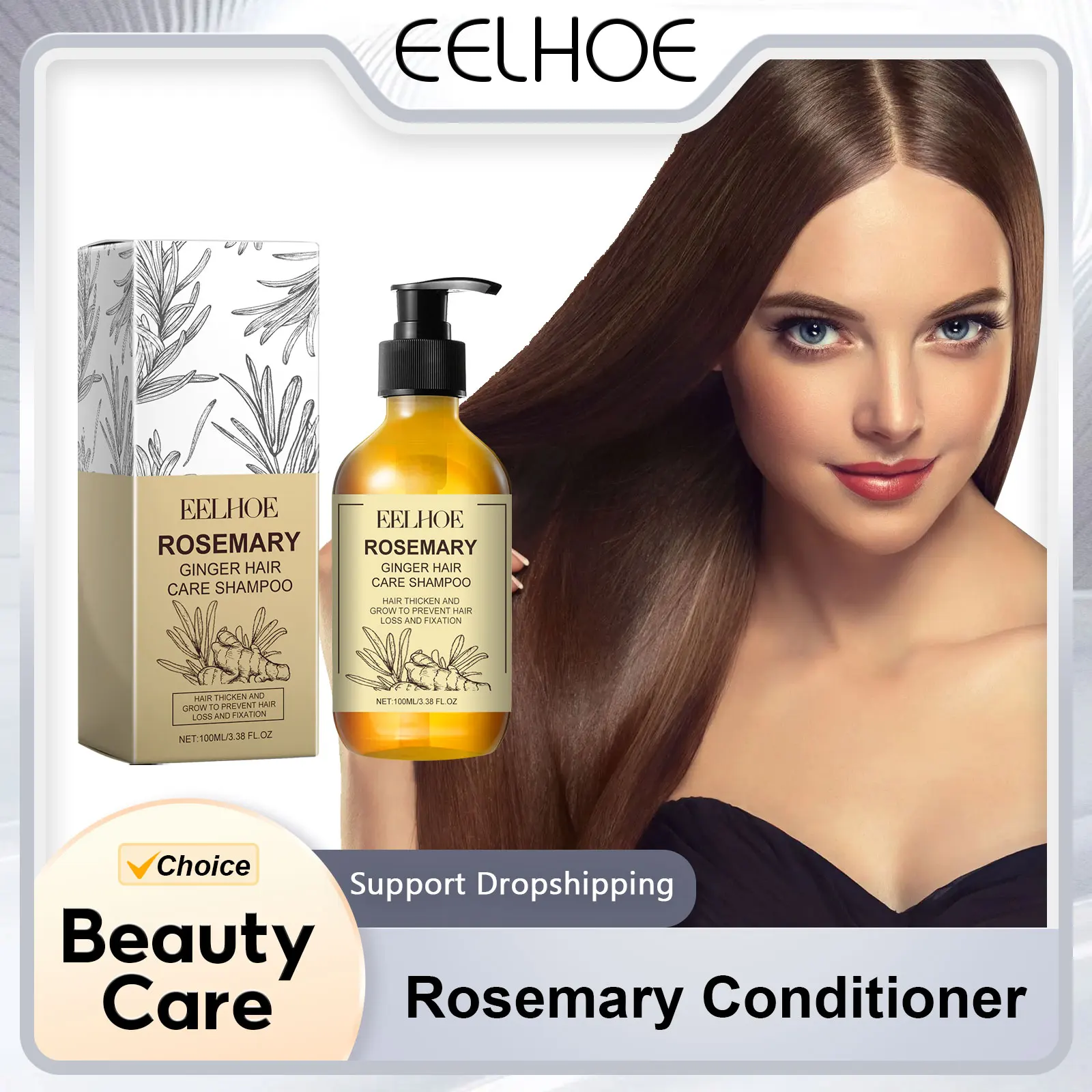 

Rosemary Conditioner for Damaged Hair Growth Moisturizing Hair Quality Improvement Treatment Anti Dry Keratin Hair Conditioner