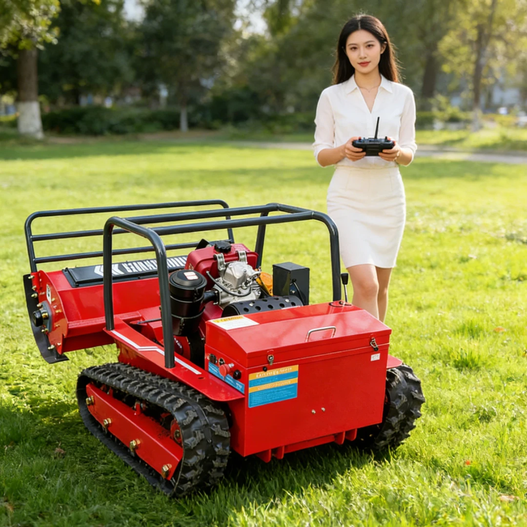 Customized Lawn Mower with Discounted Prices and High Horsepower Tracks, Easily Solving Mowing and Weeding Problems
