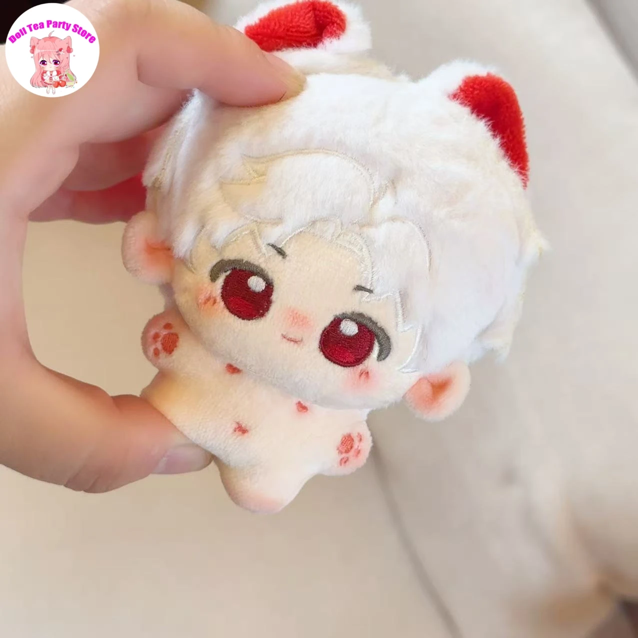 

Милая кукла с принтом Strfish Body Love and Deepspace Caleb Rafayel Zayne Sylus Xavier, плюшевая подвеска, игрушки, украшение для сумки, 10 см