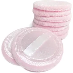 5pcs Powder Puff Cotton Cosmetic Powder Makeup Puffs Pads Makeup with Ribbon Face Powder Puffs for Loose and Foundation