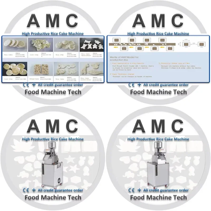 Máquina para Hacer Pastel de Arroz Coreano 2026 CE + Máquina Empacadora de Pastel de Arroz Topokki + Máquina para Hacer Arroz Inflado Estilo 2022 de 80 mm de Diámetro