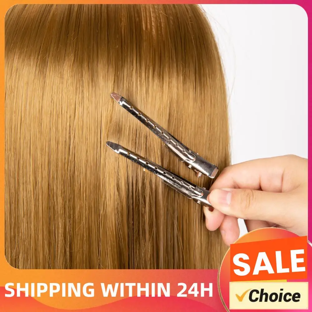 

Duck Billed Hair Pins Stainless Steel Hair Barrettes 24 pcs Hair Accessories for Hair Coloring Thick Hair Roller Salon Bows DIY
