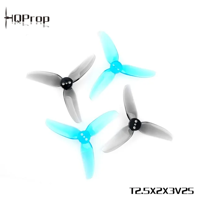 HQProp T2.5X2X3V2S 2.5 Inch 3-Blade Propeller 1.2g T-Mount for 2.5