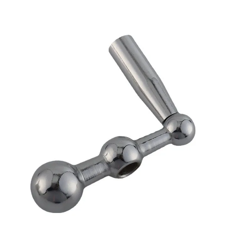 Carbon Steel Triple‑Ball Curved Counterweight Balance Handle Machine Tool Operating Lever