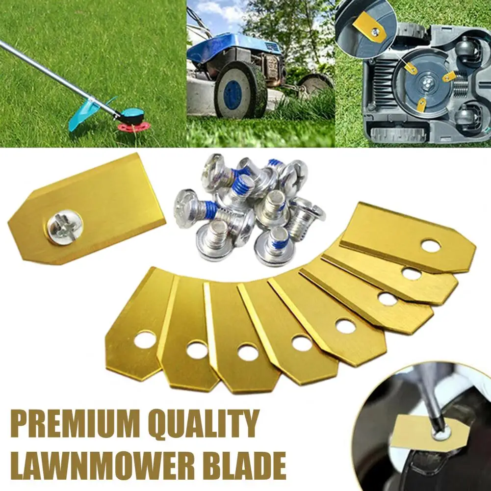 

12/36Pcs Lawnmower Blade For Segway Navimow I105E I108E H500E Universal Robot Lawn Mower Blade Replacement Accessory With Screws