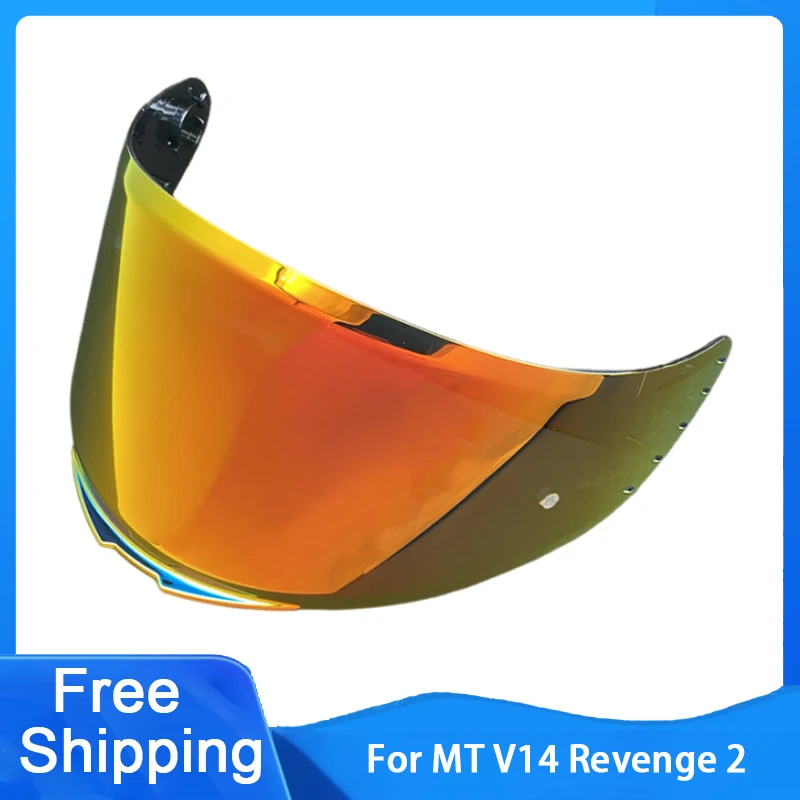 

V14 Motorcycle Helmet Visor Lens For MT V14 BLADE 2 SV REVENGE 2 TARGO BLADE 2 SV KRE Replace Anti-UV Anti-Scratch Dustproof