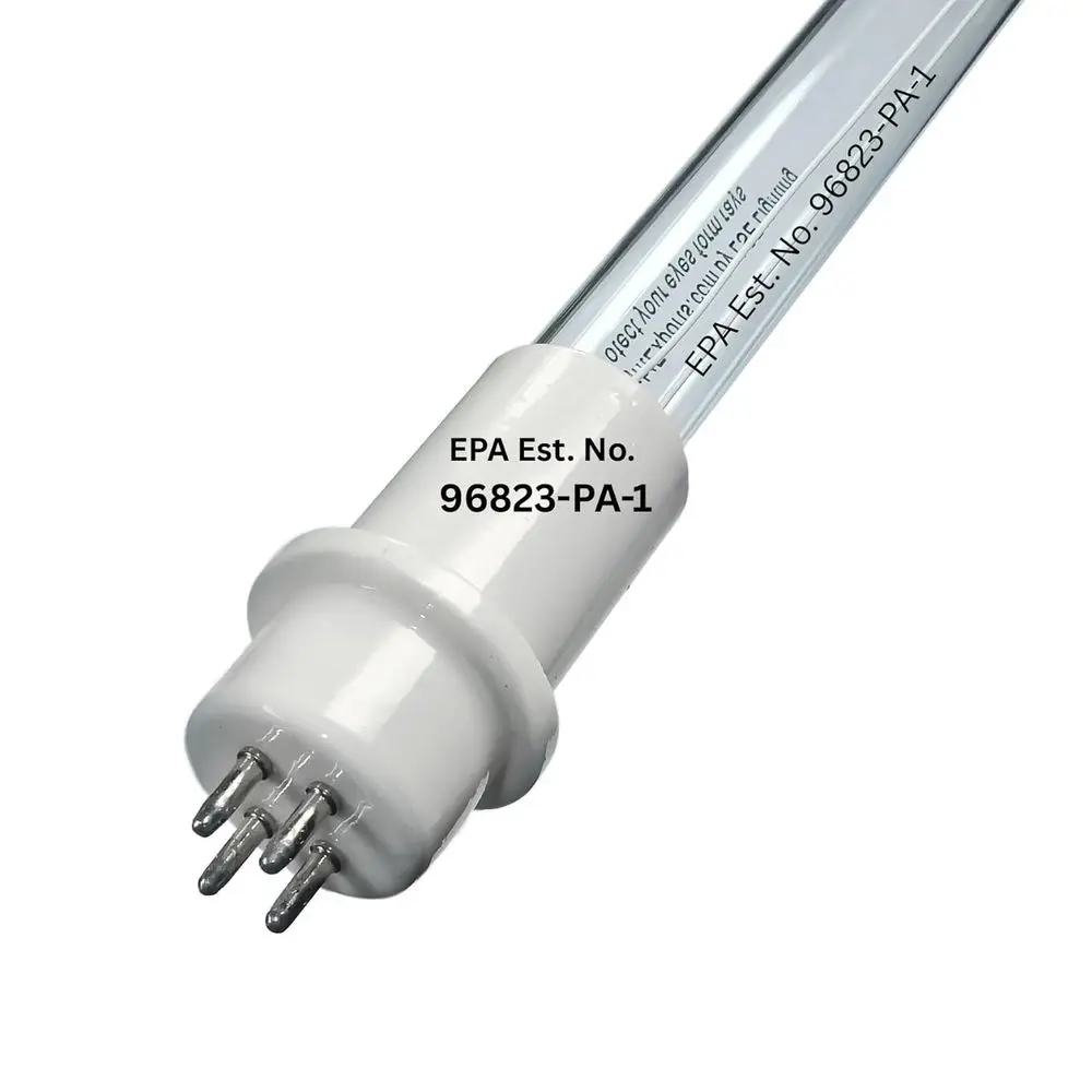 

УФ-лампа 64X56 – совместима с Lennox UV-1000, UV-1023, UV-2000, UV-2023 – 16-дюймовый 4-контактный цоколь с фиксирующим кольцом – высокая производительность