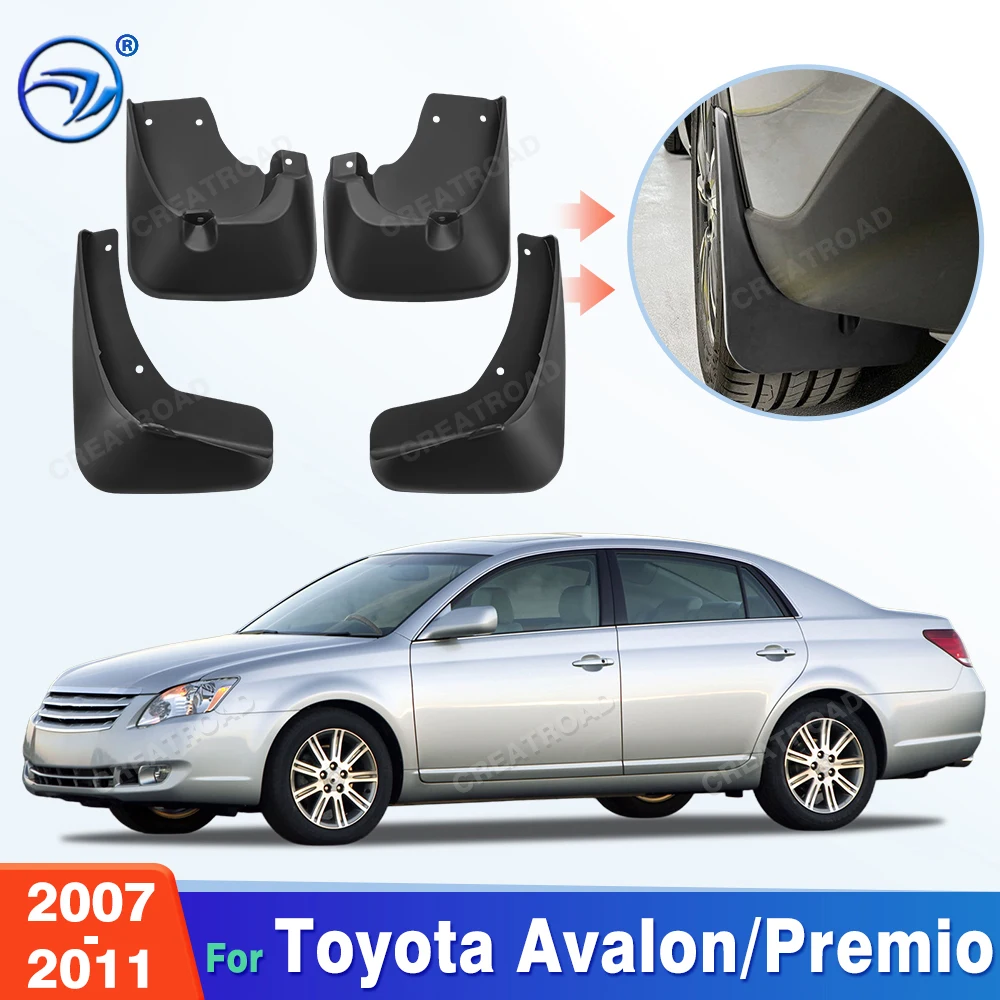 

For Toyota Avalon/ Premio 2007 2008 2009 2010 2011 Fender Mudflaps Splash Guards Mudguards Mud Flaps Car Accessories