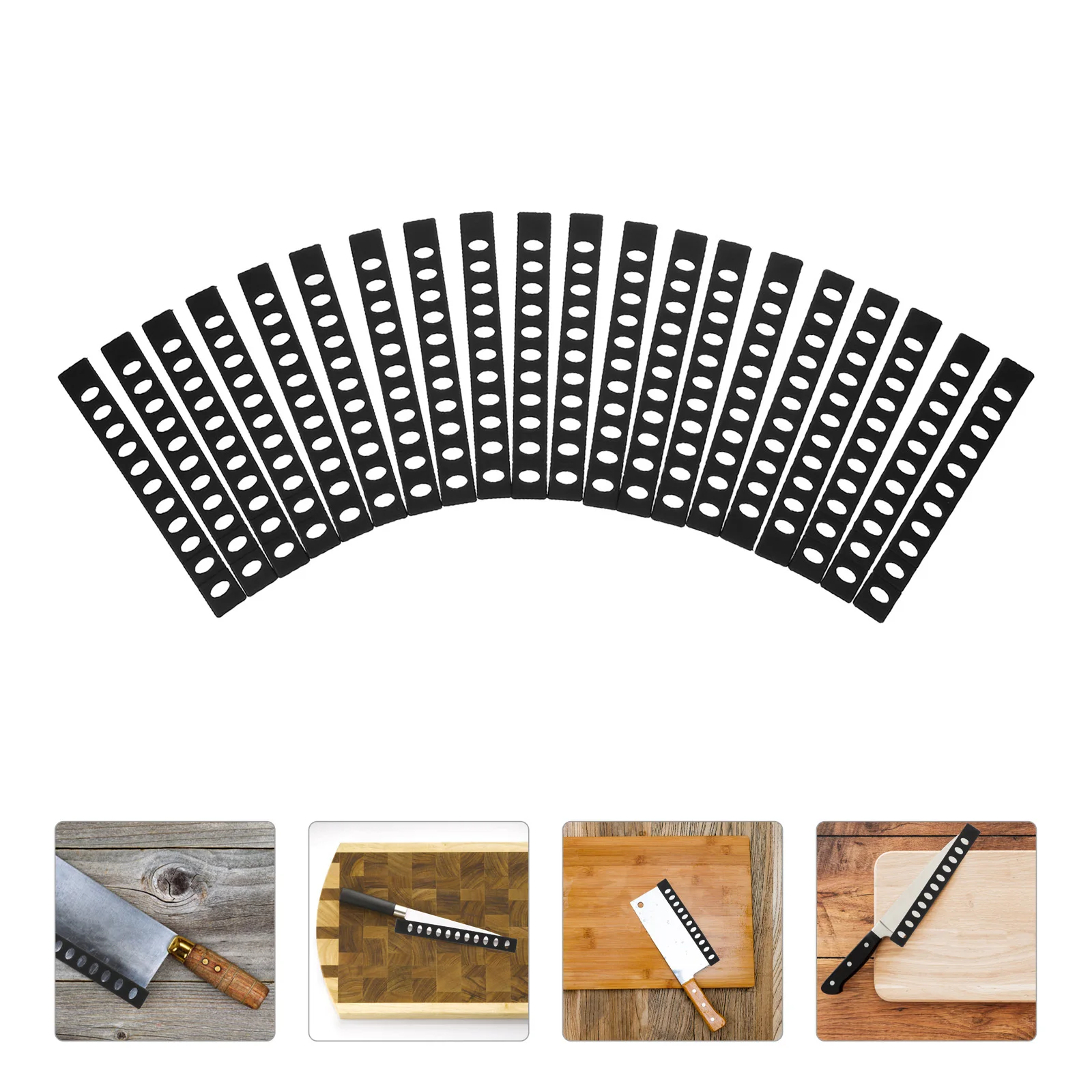 

20Pcs Universal Knife Covers Plastic Sheaths Kitchen Accessories Chef Paring Bread Cutters Edge Protector Sleeve