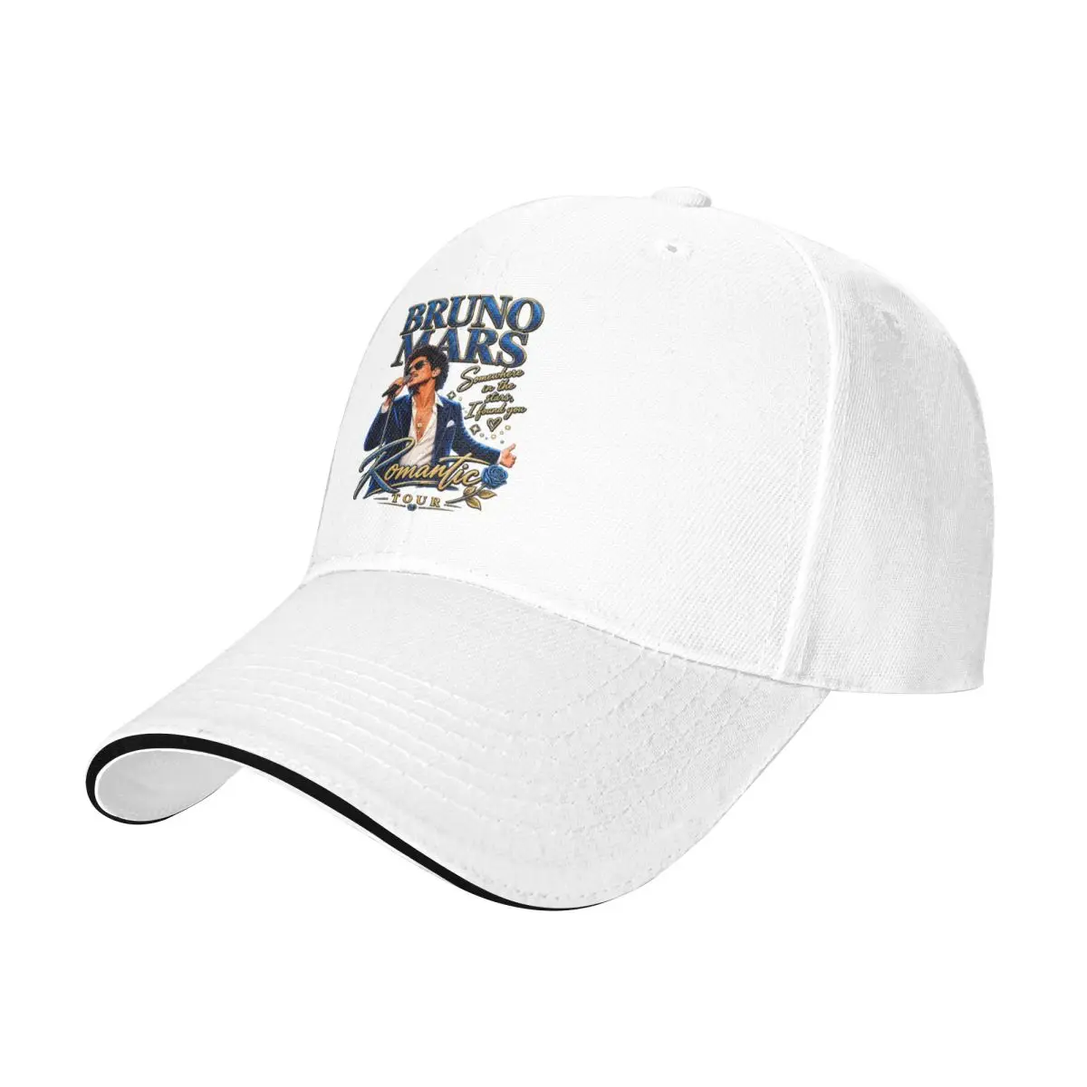 Baseball Caps I Heart Bruno Mars Fans Support Customized Unisex Sport Summer Hats