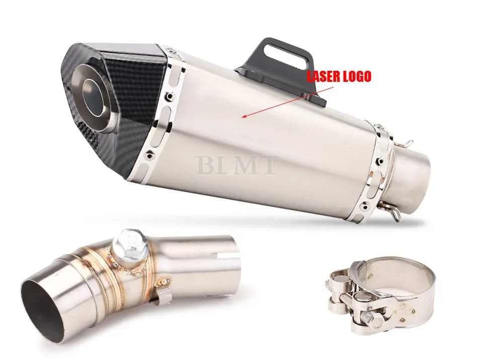 

Средняя выхлопная труба YOSHIMURA из нержавеющей стали для мотоцикла Kawasaki ER6N ER6F ninja 650R Z650 versys 650 ninja 650