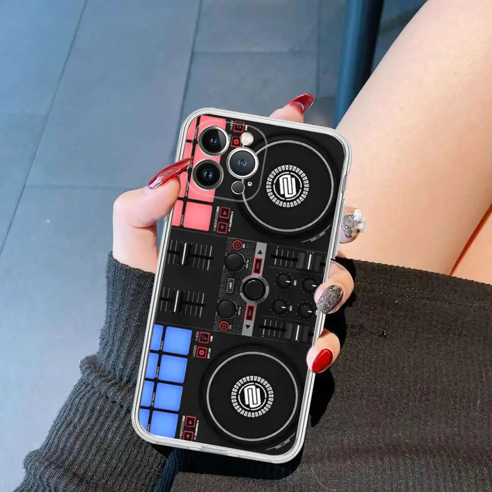 DJ Professional DJ Controller Phone Case Silicone Soft for iphone 15 14 13 12 11 Pro Mini XS MAX 8 7 6 Plus X XS XR Cover