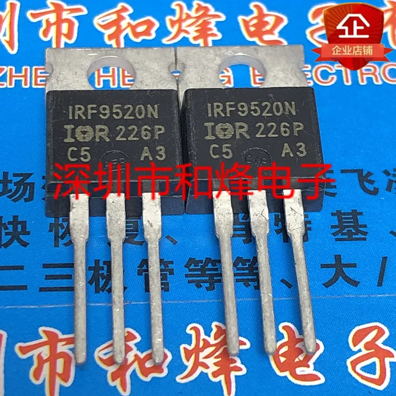 5PCS-10PCS IRF9520N  TO-220 -100V -6.8A     ORIGINAL ON STOCK