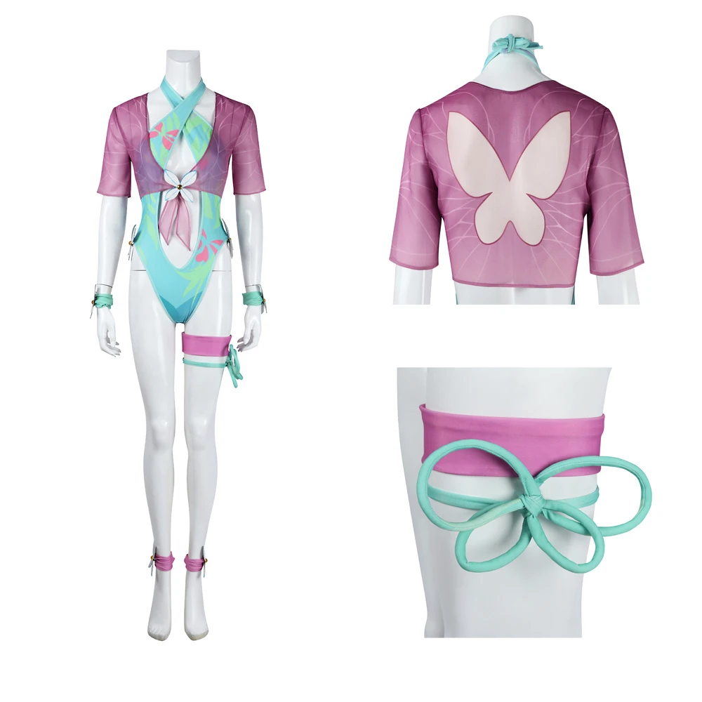 

Strong Rival Psylocke женский косплей костюм Хэллоуин вечерние сексуальный цветной принт на подтяжках цельный купальник бикини