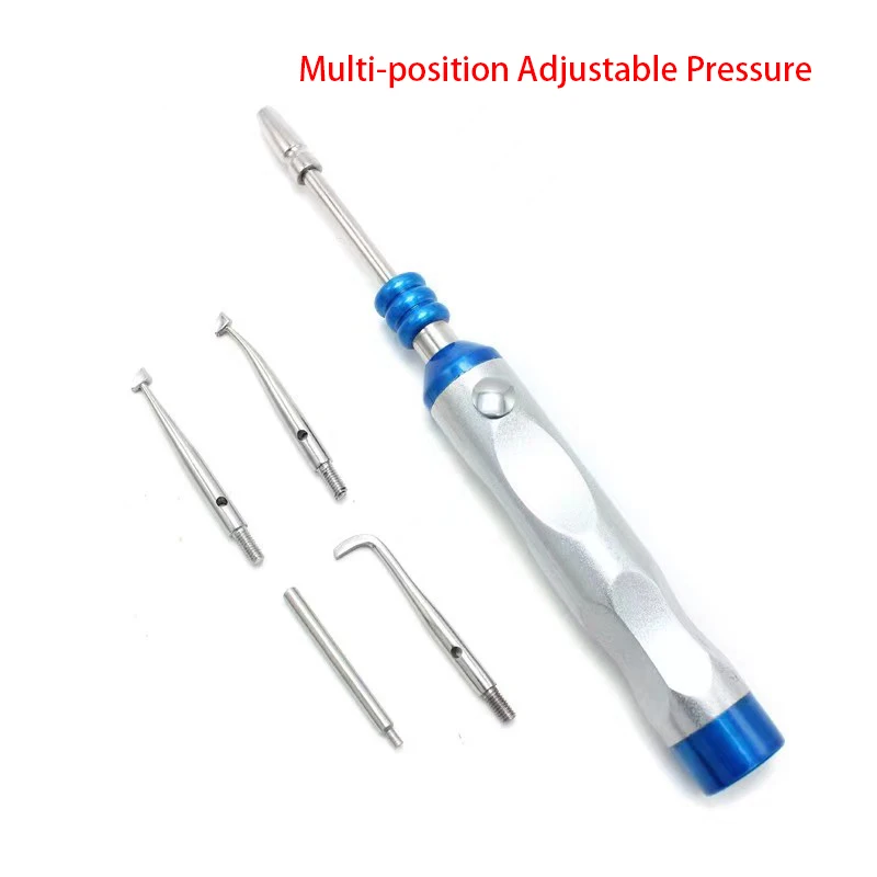 Dentistry Automatic Crown Remover Set Multi position Adjustable Pressure Dental Surgical Instrument Tools with 3 working tip