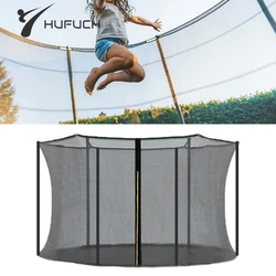 Trampoline Safety Net Replacement Inner Protection Fence Trampoline Protective Inner Net For 10/12/14 Feet 6/8 Poles Accessories