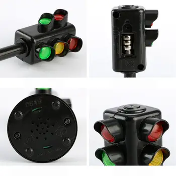 Juguetes clásicos simulados, lámpara de señal de simulación de Educación Temprana, semáforo, modelo de plástico, Mini juguetes para niños