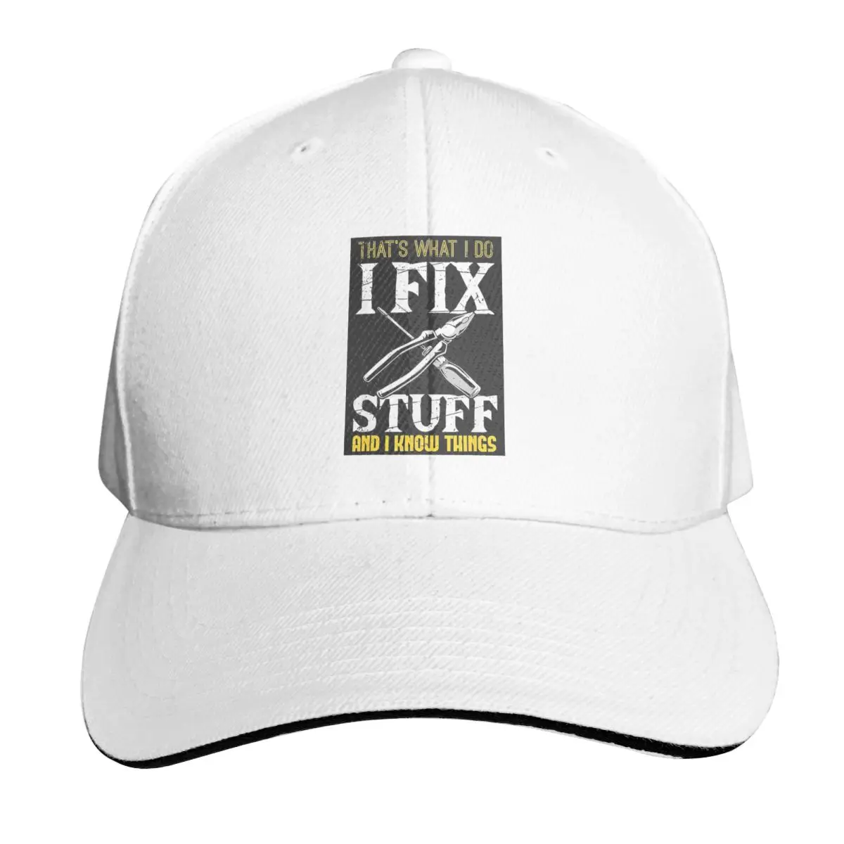 That's What I Do I Fix Stuff And I Know Things Cap Casual Baseball Caps Adjustable Hat Hip Hop Summer Unisex Baseball Hats