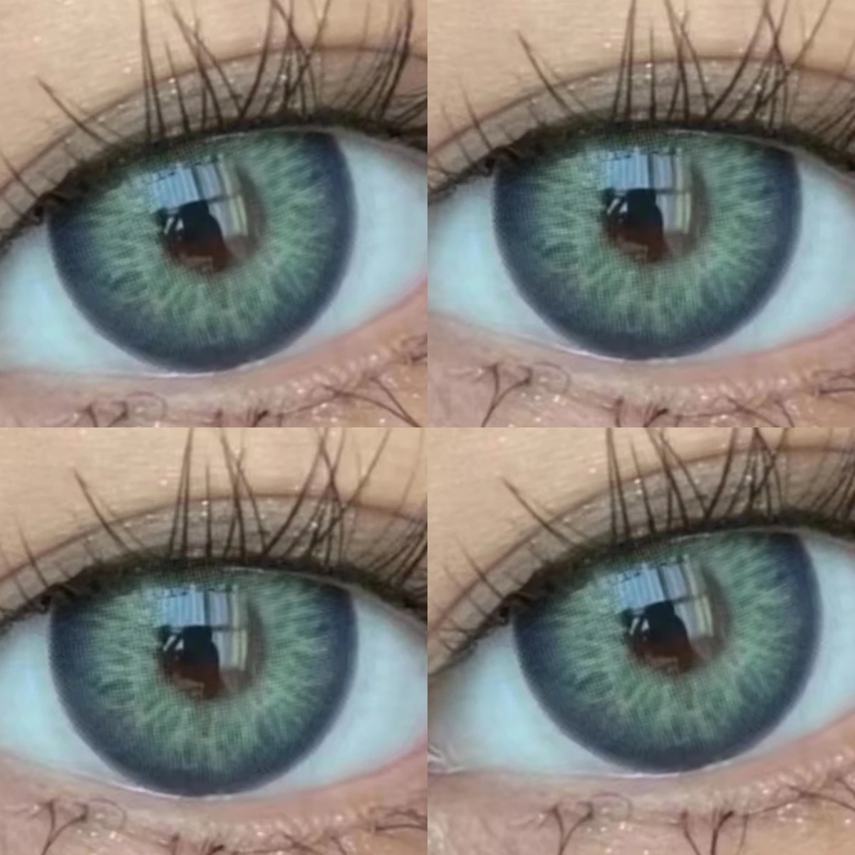 AMARA 1pair Colored Contact Lenses Natural Eye Lens Blue Eye Lenses Brown Lenses Gray Pupils Yearly Cosmetic Green Contacts