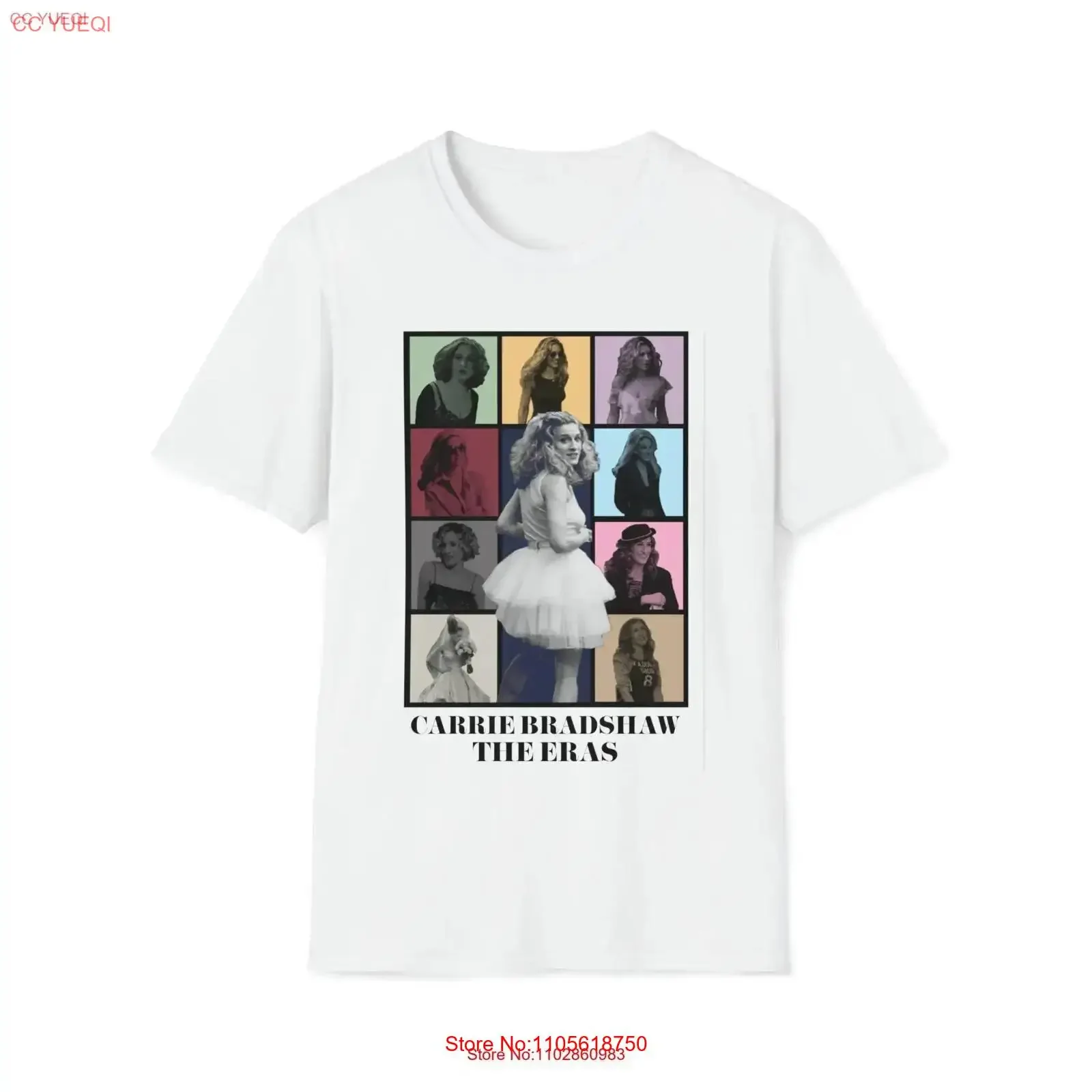 Carrie Bradshaw The Eras T Shirt vintage Washed designer clothes Slightly Versatile Comfortable Casual Top For Everyday Wear