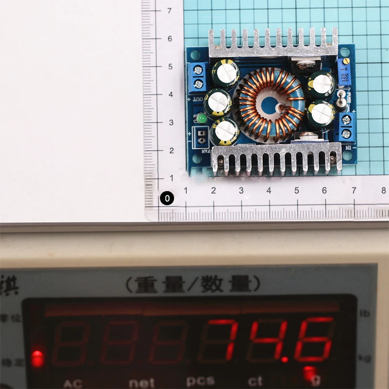 DC-DC High Power Low Ripple 12A Adjustable Step-down Module 95% Efficient Car Power Module Buck Converter Power Modules