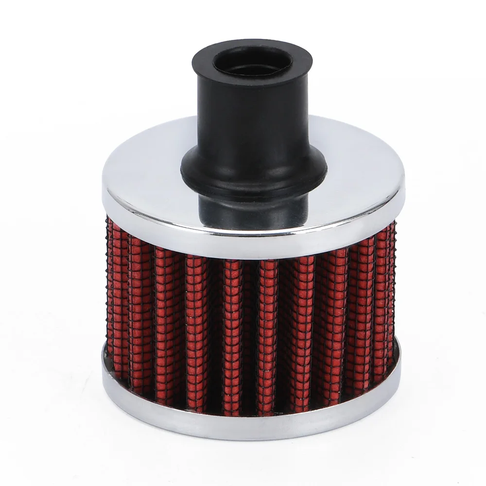 WLR - Universal 12mm Car Air Filter for Motorcycle Cold Air Intake High Flow Crankcase Vent Cover Mini Breather Filters AIT12