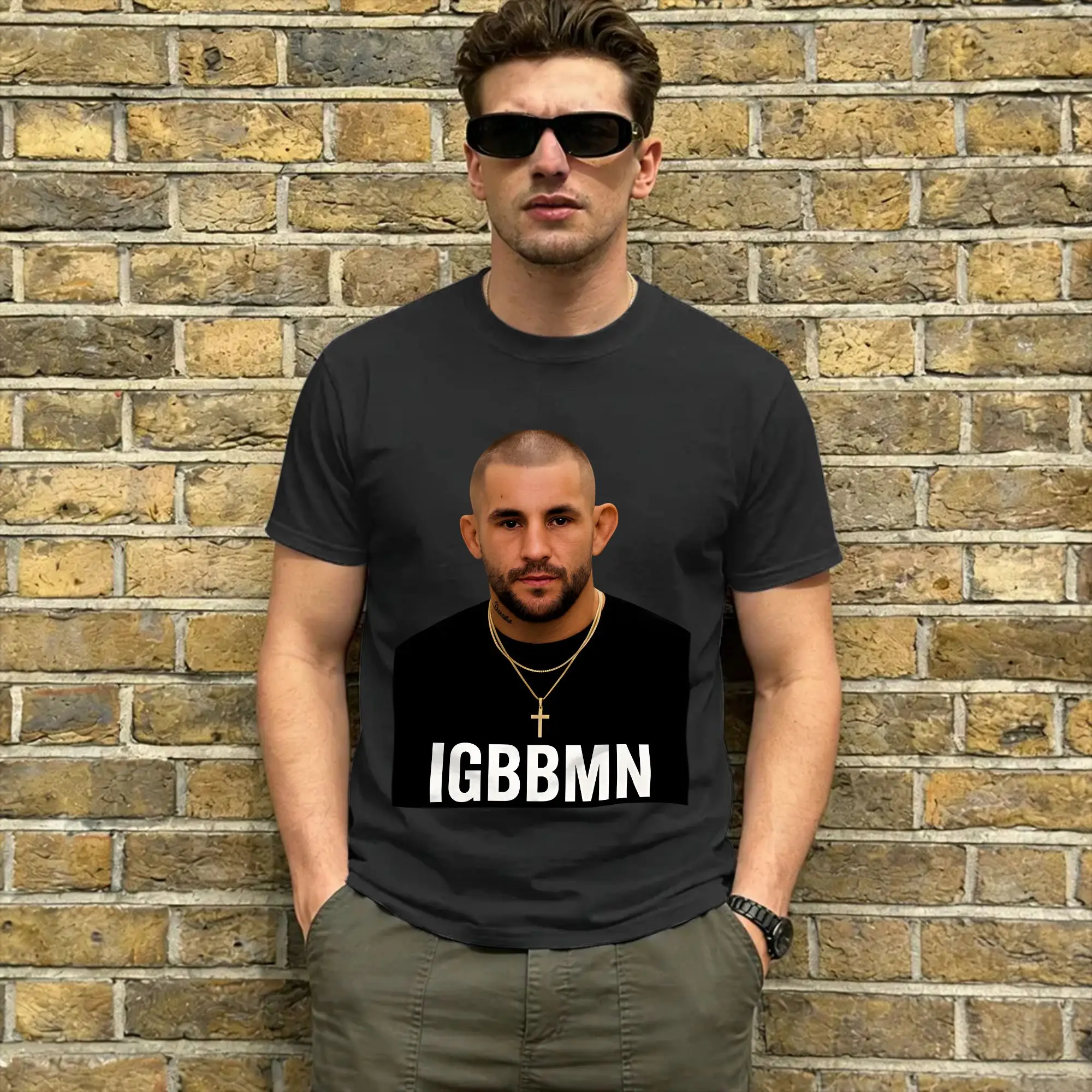 Dustin Poirier  100% Cotton T-Shirt For Men Summer The Diamond Its Gonna Be Bad Awesome T Shirts Crewneck Hip Hop Tees Clothes