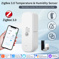 Zigbee 3.0 Temperature Humidity Sensor Battery Powered Smart Thermometer Hygrometer for Tuya Smart Life Alexa Google Assistant
