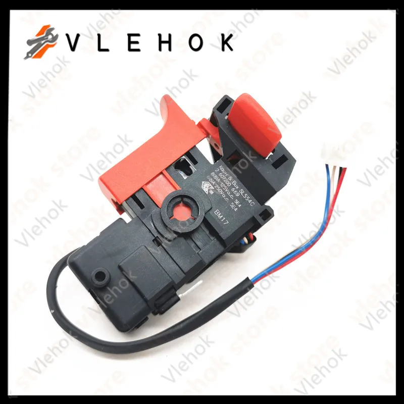 

Switch for BOSCH GST140BCE GST160BCE GST90BE/N GST90BE GST75BE GST1400BCE GST150BCE GST850BE 2607200669 Power Tool Accessories