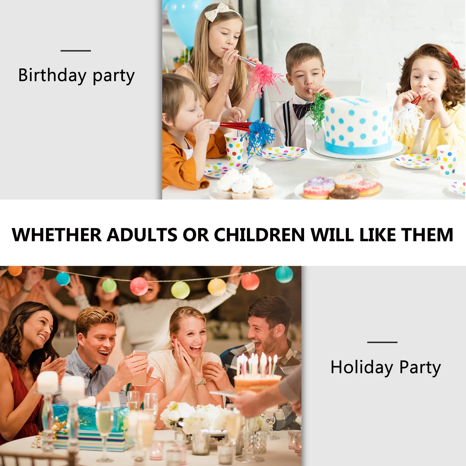 

1Set Kids Whistle Party Cheering Props Bright Color Blowing Dragon Noise Maker Birthday Carnival Wedding Supplies