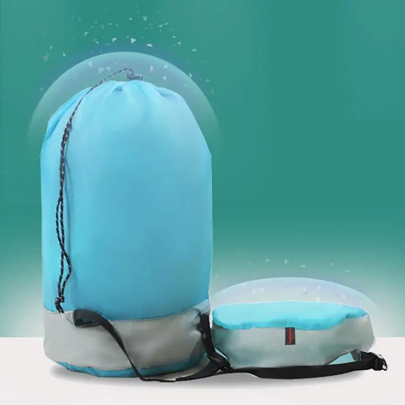 Compression Packing Cubes Outdoor Nylon Stuff Sacks Compression Bags Waterproof Multi-Purpose Space Saving Packing Cubes