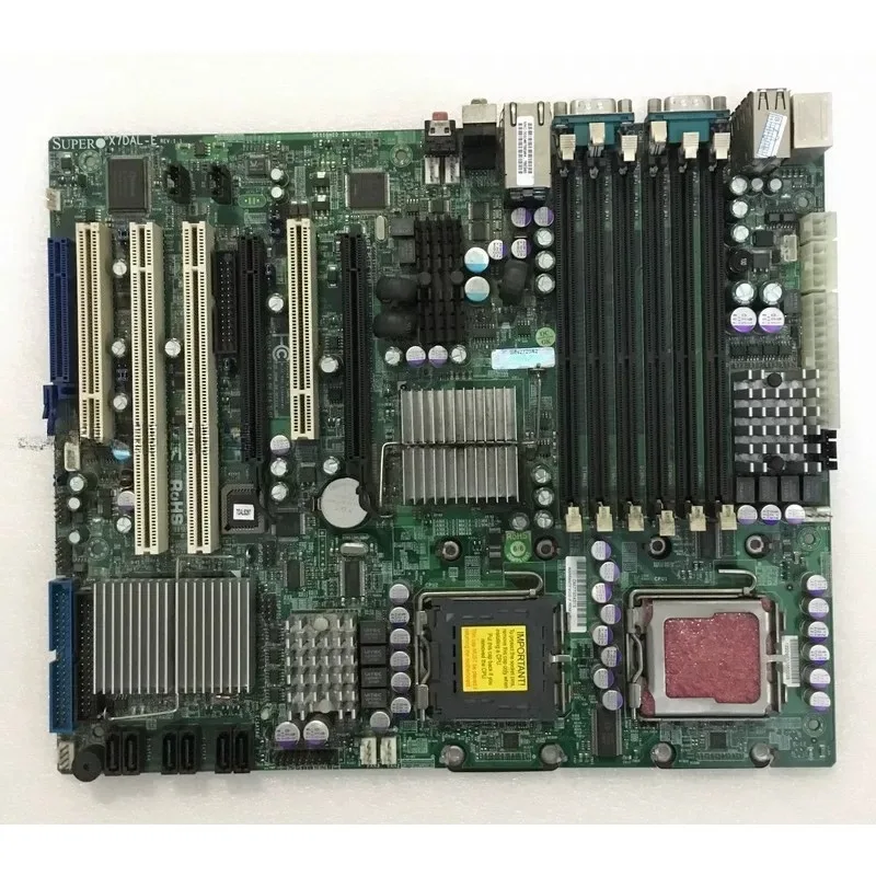 For X7DAL-E 771 pin non-woven workstation main board can be connected to a single display, with sound card