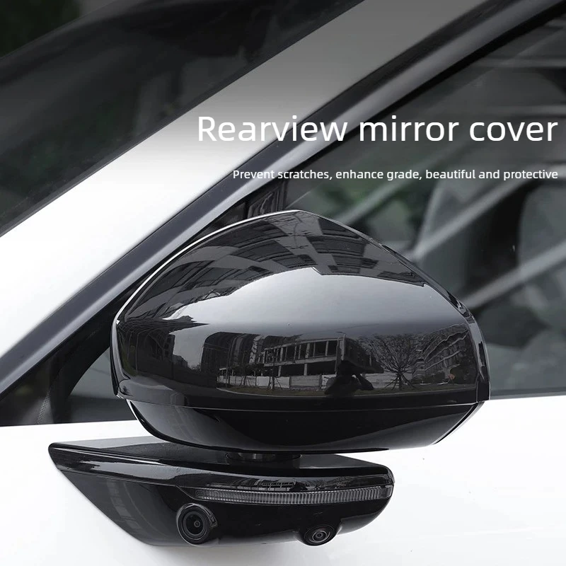 For Zeekr 7X 2026 All-new Facelift/001/007/GT 2024-2026 Rearview Mirror Cover Rearview Mirror Sequins Scratch-proof Car Supplies