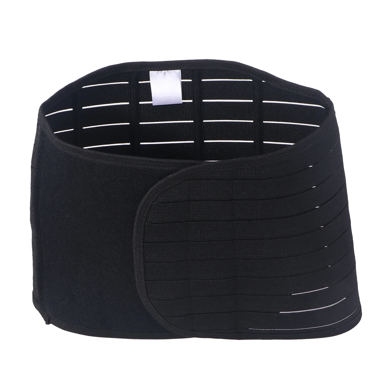 Black Waist Trimmer Belt Stretchable Breathable Postnatal Recovery Abdominal Binder Postpartum Belly Band for Women
