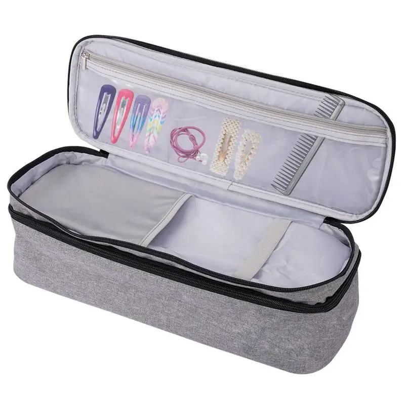 Double-Layer Hair Dryer Hair Curler Hair Straightener Case Protection Bag Portable Dustproof Storage Bag Organizer For Travel