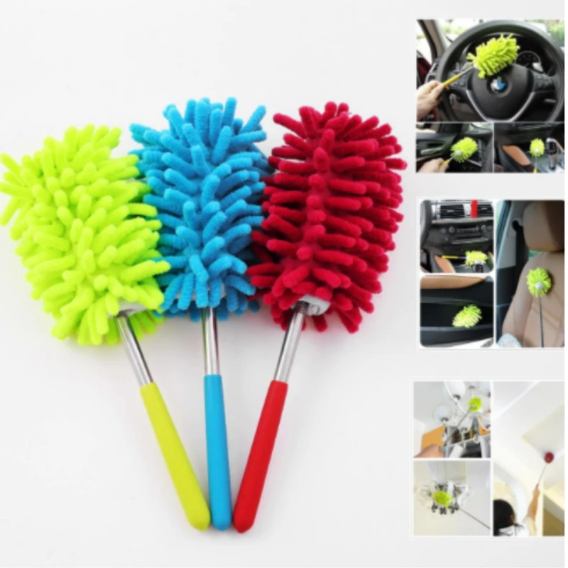 Soft Microfiber Duster Brush Dust Cleaner Can Not Lose Hair Static Anti Dusting Brush Car Duster Household Office Kitchen Tools