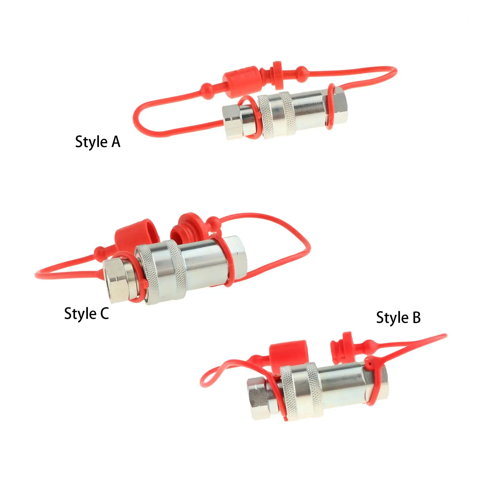 Flat Face Hydraulic Couplers Spare Parts High Performance NPT Skid Steer Hydraulic Couplers Flat Face Quick Connect Fittings