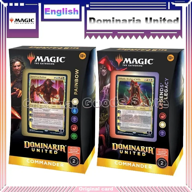 Original Magic The Gathering Dominaria United Card English Commander Decks Collection Trading Cards Children Gifts