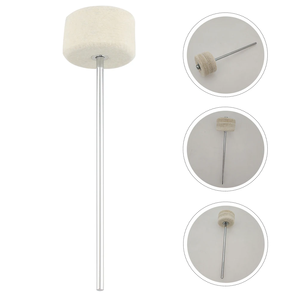 

Drum Hammer Head Drumsticks Instrument Accessories Mallets Component Percussion Wooden Pedal Beater