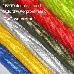1680D Double-strand Oxford Waterproof Fabric PVC Per Meter for Tent Awnings Bag Diy Sewing Thickened Wearable Cloth Plain Blue