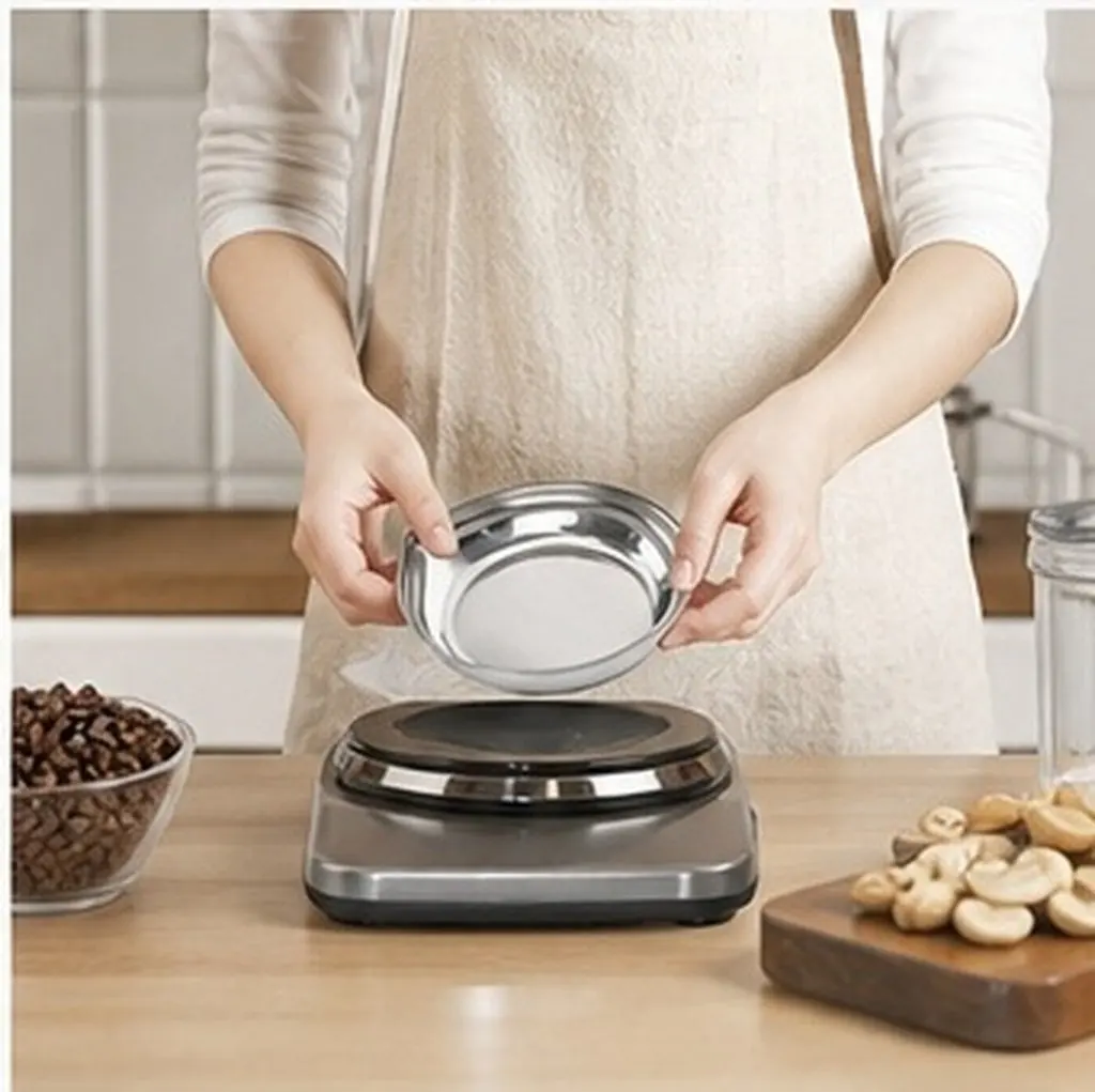 6 plateaux de pesée réutilisables en acier inoxydable avec embout pointu pour balances électroniques numériques – pesée de bijoux