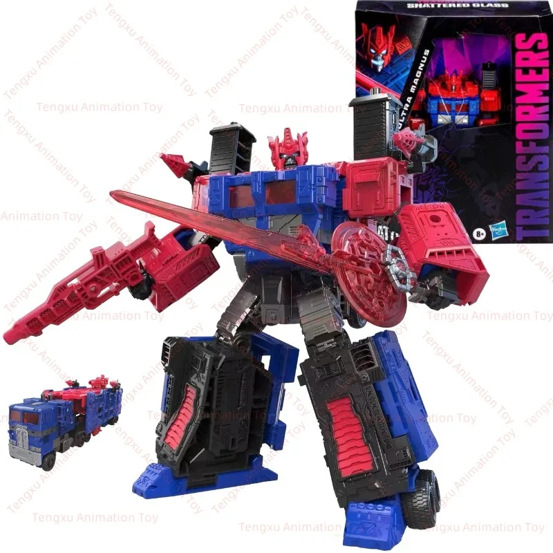 Getransformeerd speelgoed Speelgoed Battle for Cybertron Kingdom Legend Mirror Ultra Magnus Action Figure Robot Collection Gift