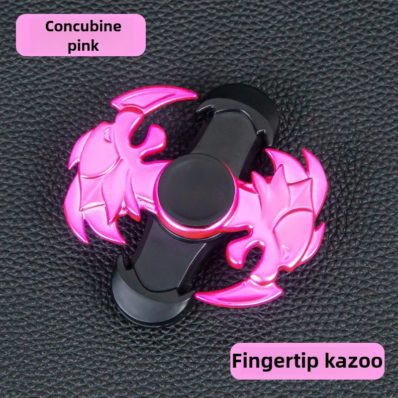 Fidget Spinner Kazoo Rotatable Simple Kazoos Instrument Small Kazoo Musical Instrument Gifts for Kids Adults