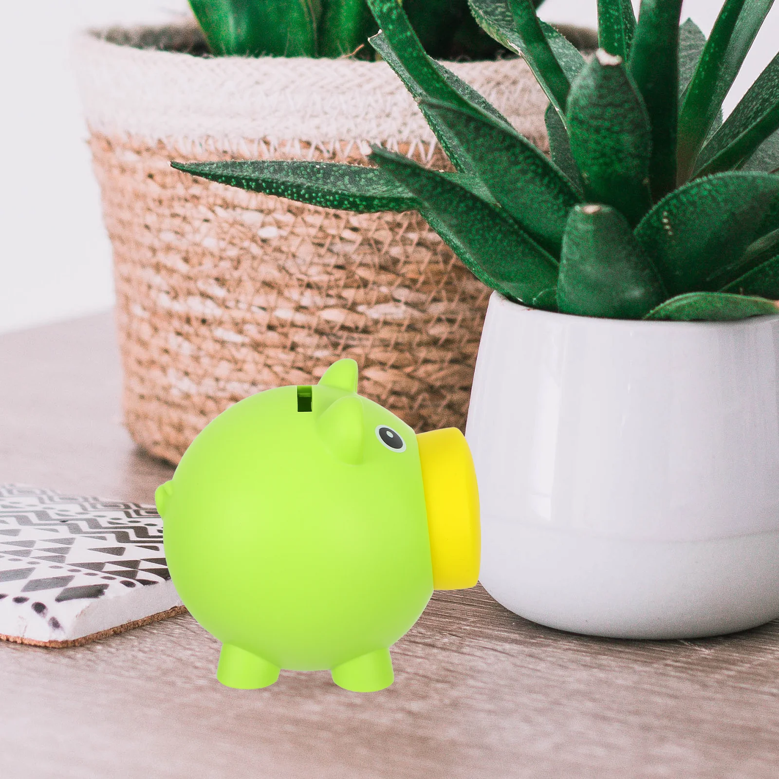 Tirelire de dessin animé mignon pour enfants, boîte d'économie d'argent, banque de pièces pour garçons et filles, décor de Table de chambre d'enfants, pot d'économie de petit cochon