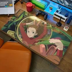 S-Secret W-World Cartoon F-Fantasys Arrietty Mousepad Computer Office Game Table Mats XXL Rubber Anti-slip Gaming Keyboard Long