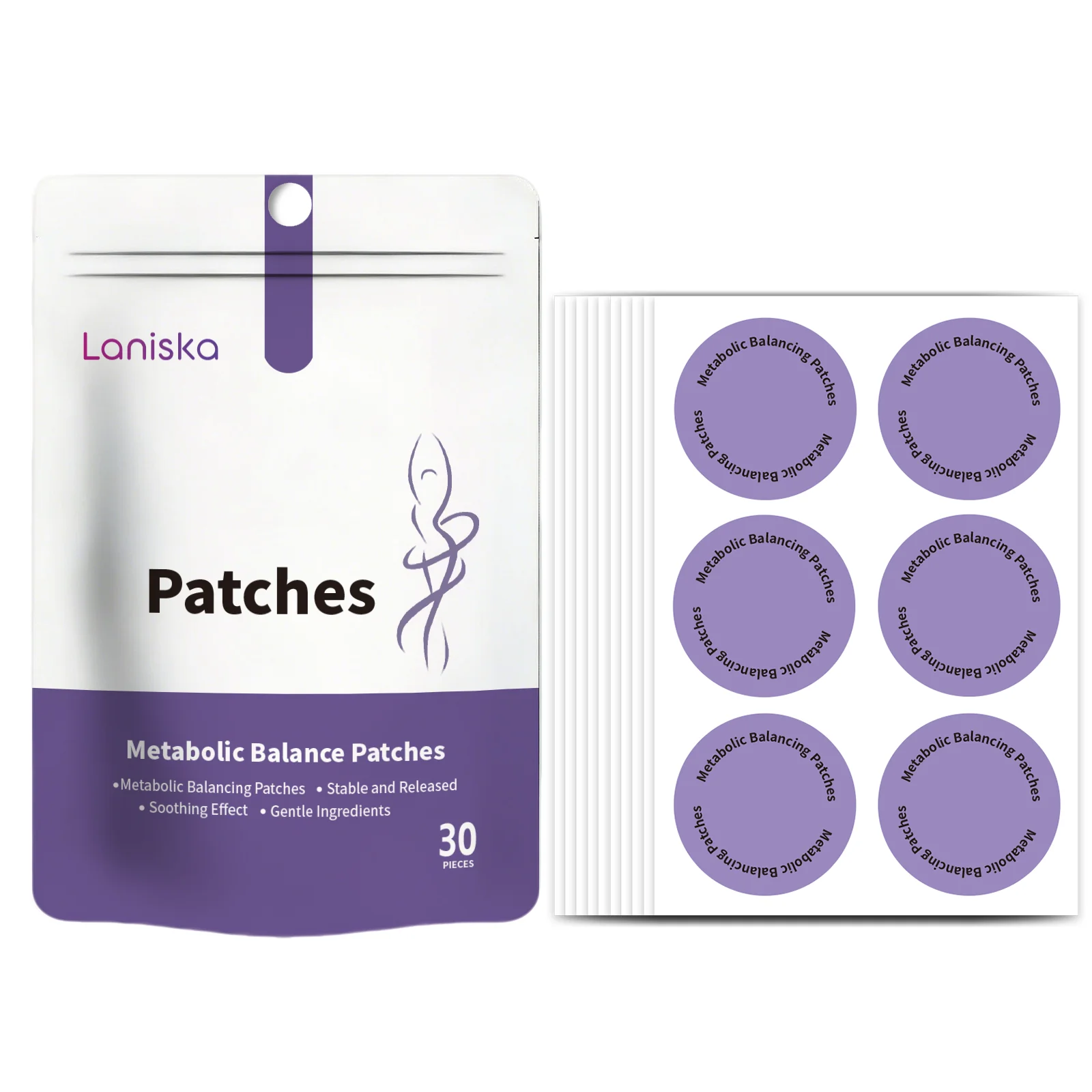 Metabolism Balance Patches For Whole Body Boost Recovery Energy Relieve Fatility Healthy Appetite Gentle Slimming Metabolic Care